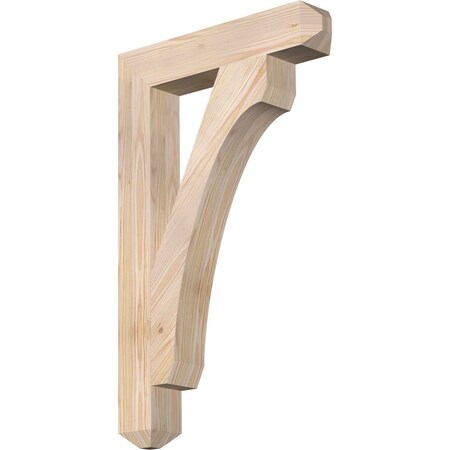 Ekena Millwork Legacy Craftsman Smooth Bracket, Douglas Fir, 3 1/2"W x 20"D x 32"H BKT04X20X32LEC04SDF